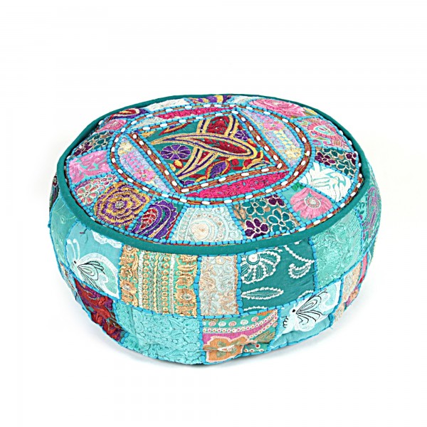 Patchwork-Sitzpouf 'Brahma'