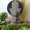 Buddha Feng Shui Set – Hamsa – Grau