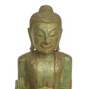 Buddha grün stehend H 114 cm