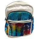 Mittlerer Batik-Rucksack aus Tiedye-Hanf