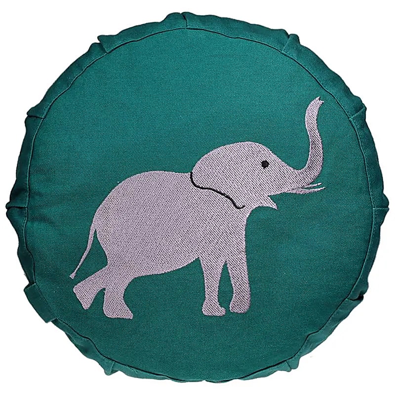 Meditationskissen für Kinder Elefant Baumwolle BIO (OCS) -- 850g;25x10cm