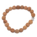 Rudraksha Buddha Armreif Mala - Natur