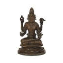 Bronze-Figur 'Shiva sitzend', H 13,5 cm, B 9 cm, L 7 cm