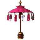 Bali Home Decor Sonnenschirm – Baumwolle – Rosa – 40 cm