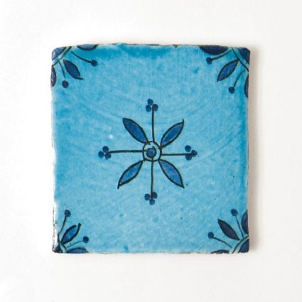 Kachel turquoise 10x10cm