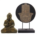 Buddha Feng Shui Set – Hamsa – Grau