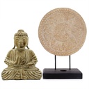 Buddha Feng Shui Set – Klassisches Mandala – Natur