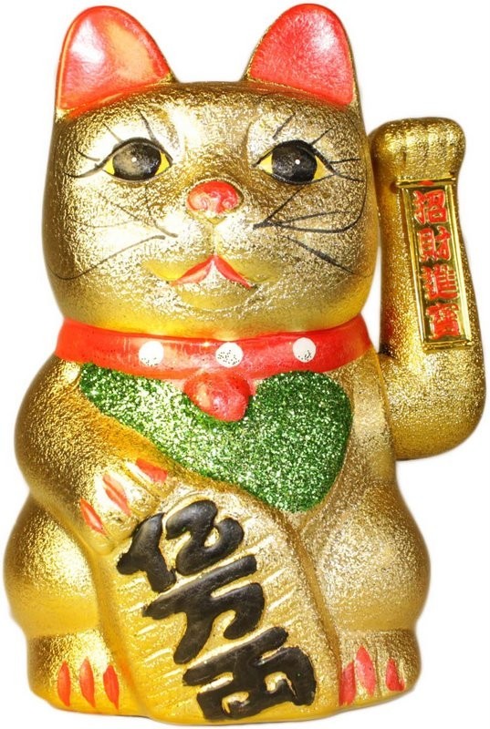 Maneki-Neko-Glückskatzen