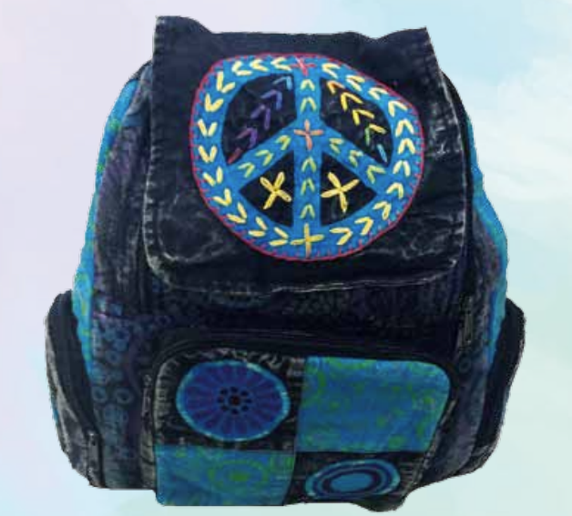 Rucksack Blau Peace