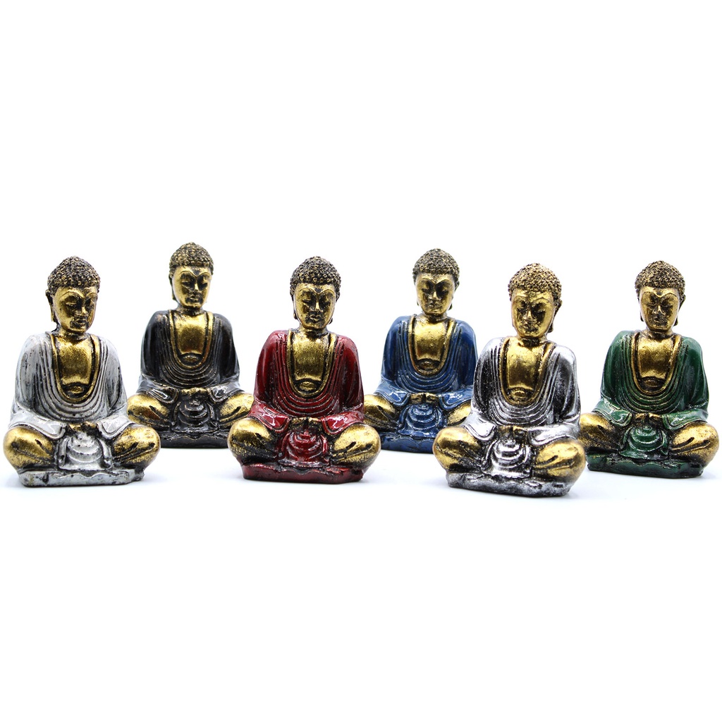 Gold Mini Buddha (verschiedene Farben)