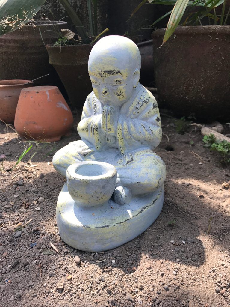 Kerzenhalter Buddha 17x12x20cm