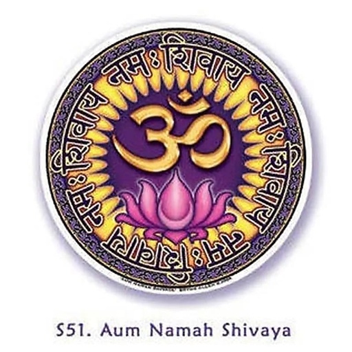 [S51] Fensterbilder Aum Namah Shivaya -- 10.5 cm