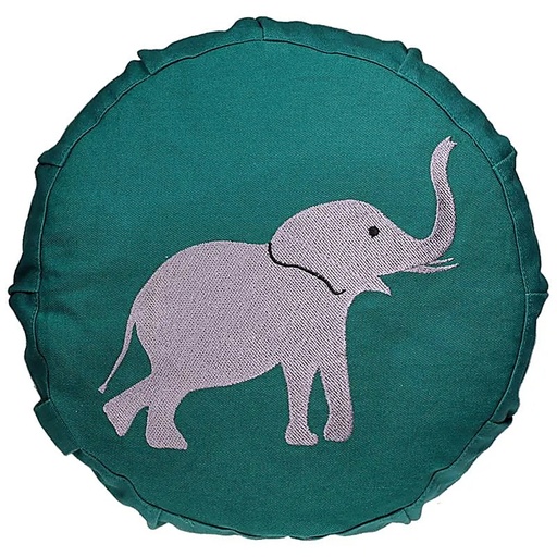 [8262] Meditationskissen für Kinder Elefant Baumwolle BIO (OCS) -- 850g;25x10cm