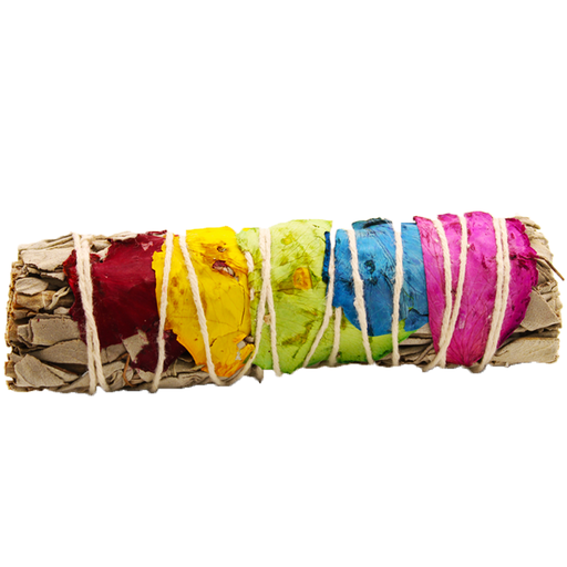 [SmudgeS-31] Smudge Sticks - – 7 Chakra, weißer Salbei, 10 cm