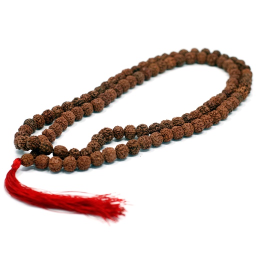 [Rudr-02]  Rudraksha Mala - Braun 